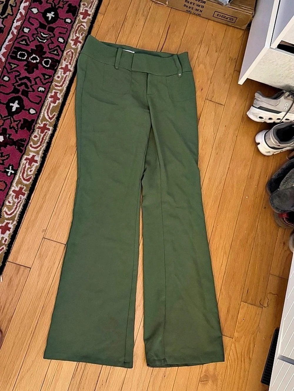 I.AM.GIA Wide Leg Pants in Green Size Medium Like New
